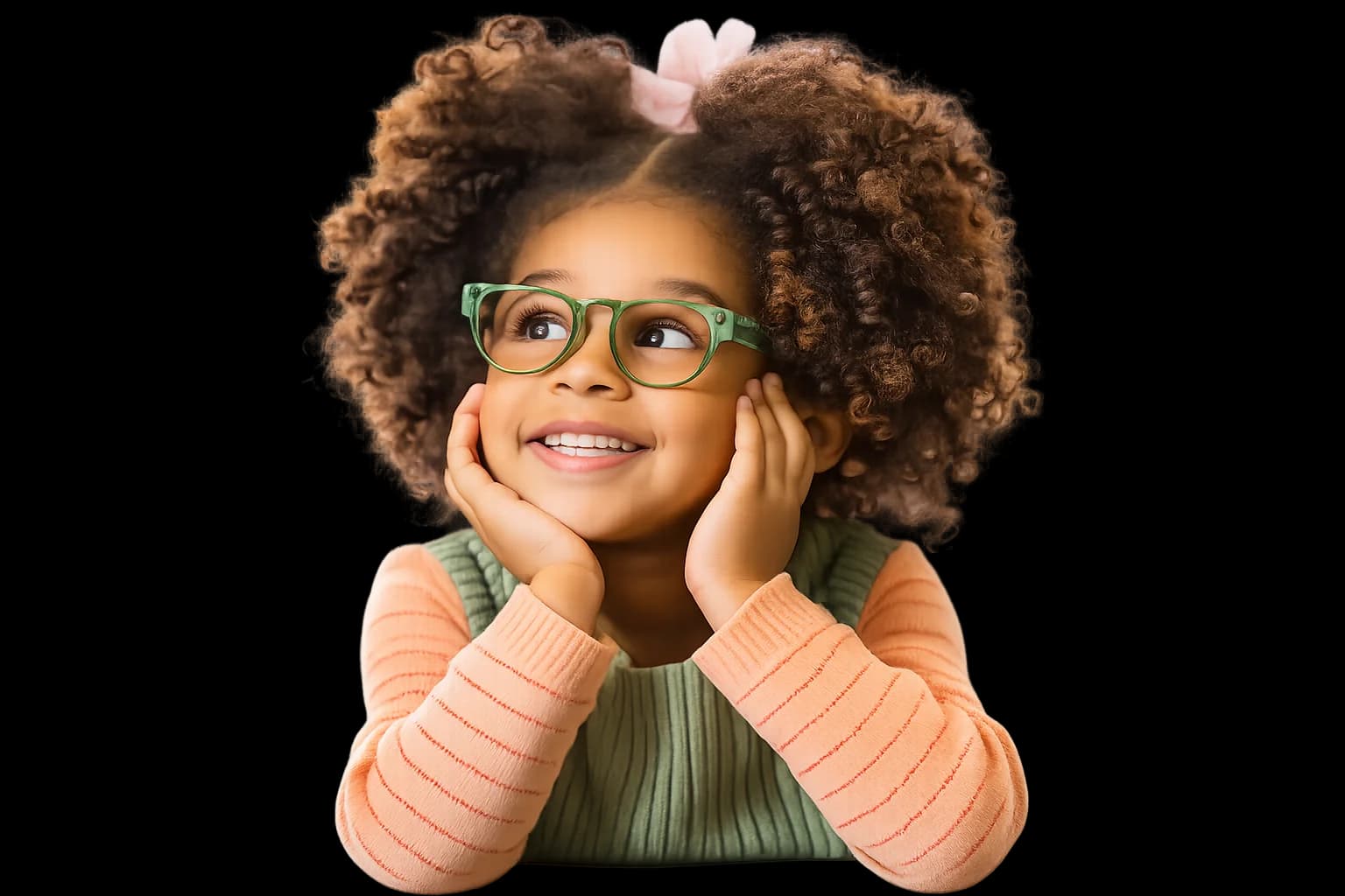 Nina con lentes verdes MioKids